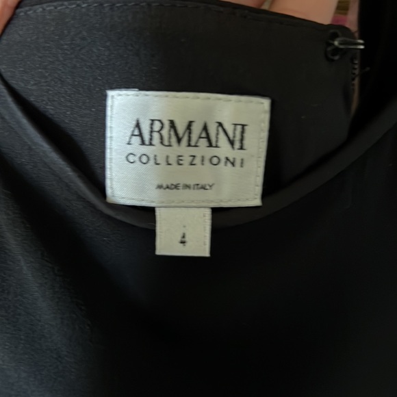 Black Armani Collezioni dress size 4 - Picture 5 of 6
